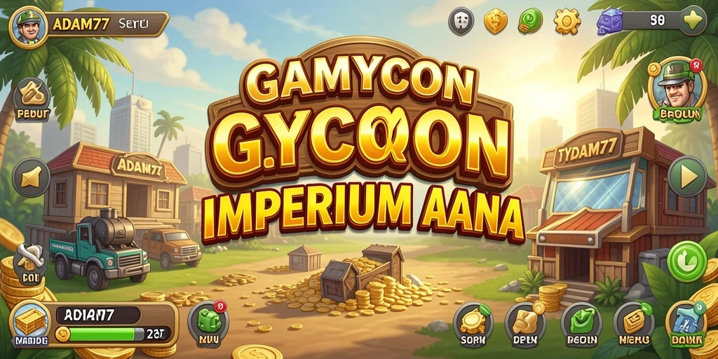 Screenshot gameplay ADAM77 menampilkan aktivitas manajerial yang menarik.