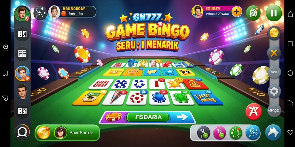 Tampilan gameplay Bingo yang seru dan interaktif di GN777.