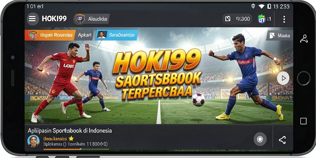 Tampilan menarik dari HOKI99 dengan berbagai opsi taruhan olahraga.