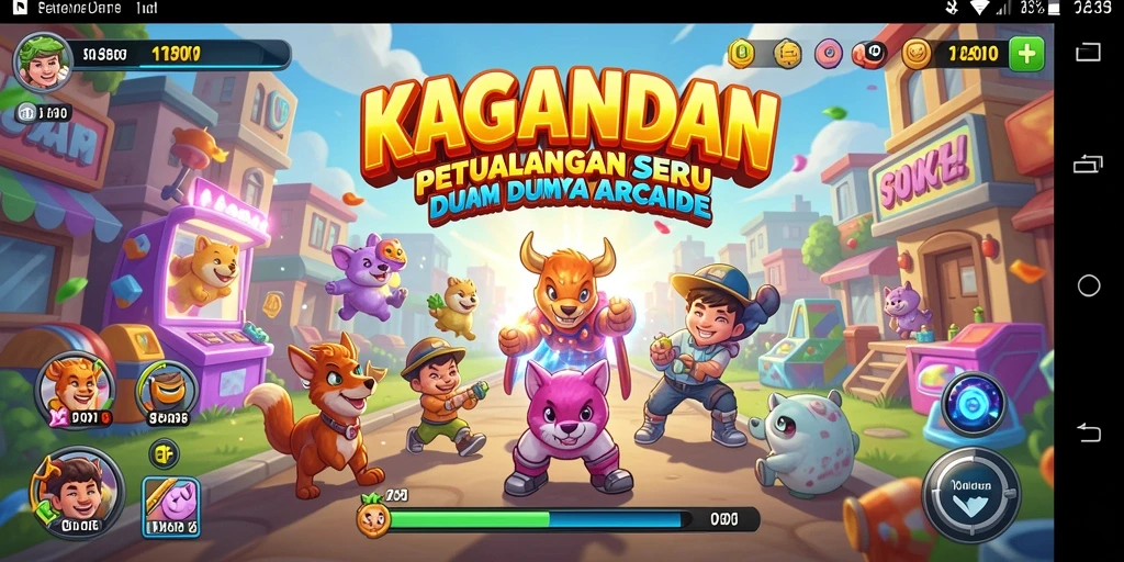 Tampilan gameplay KAGANDAN yang mengasyikkan dan penuh aksi.