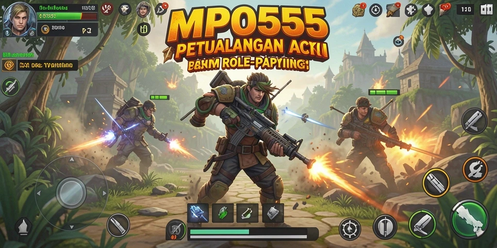 Tampilan gameplay seru dan mendebarkan dari MPO555.