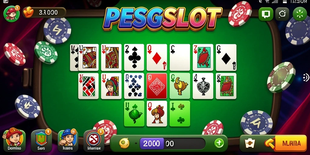 Gameplay PESGSLOT yang seru dan menyenangkan dalam permainan Domino.