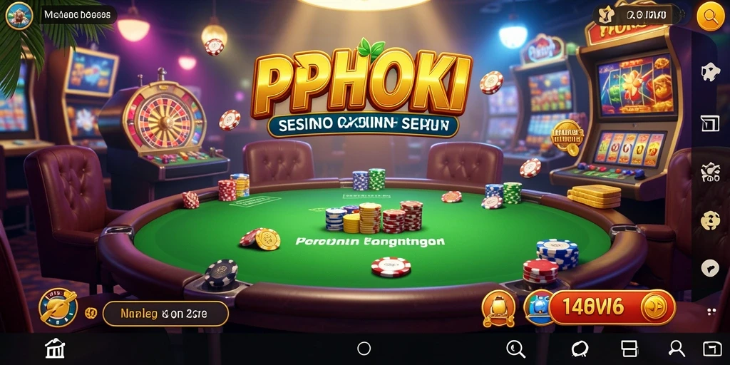 Screenshot gameplay PPHOKI yang menunjukkan aksi seru dalam permainan Kasino.