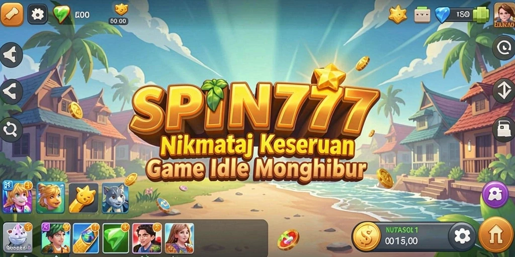 Tampilan gameplay SPIN777 yang seru dan mengasyikkan.